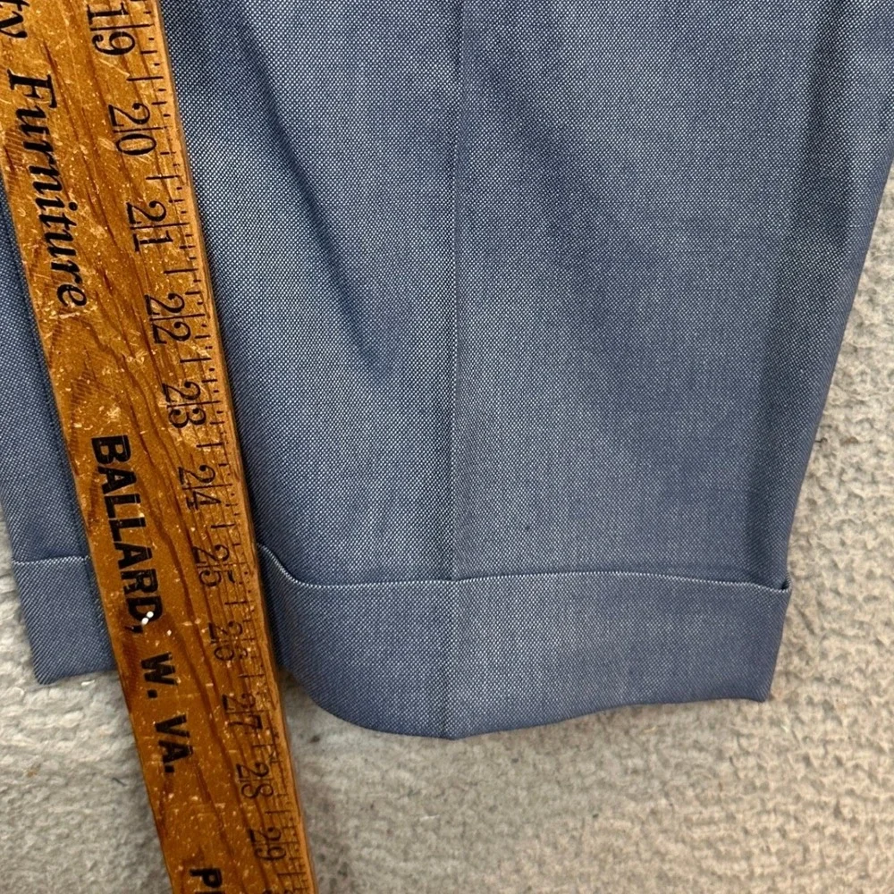 Shaquille ONeal Suit Pants Mens 54R 46X26 XLG Blue Two Button Blazer Trousers